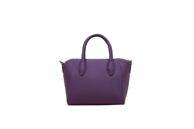 【新品未使用】カゴ風バッグ　焦茶×パープル REAL STYLE かごバッグ ビニール カゴバッグ 籠バッグ 大きめ スパ